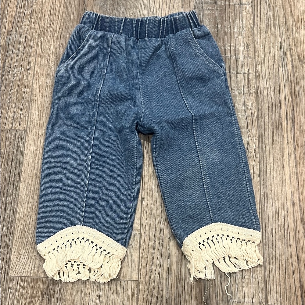 Frayed Hem Jeans